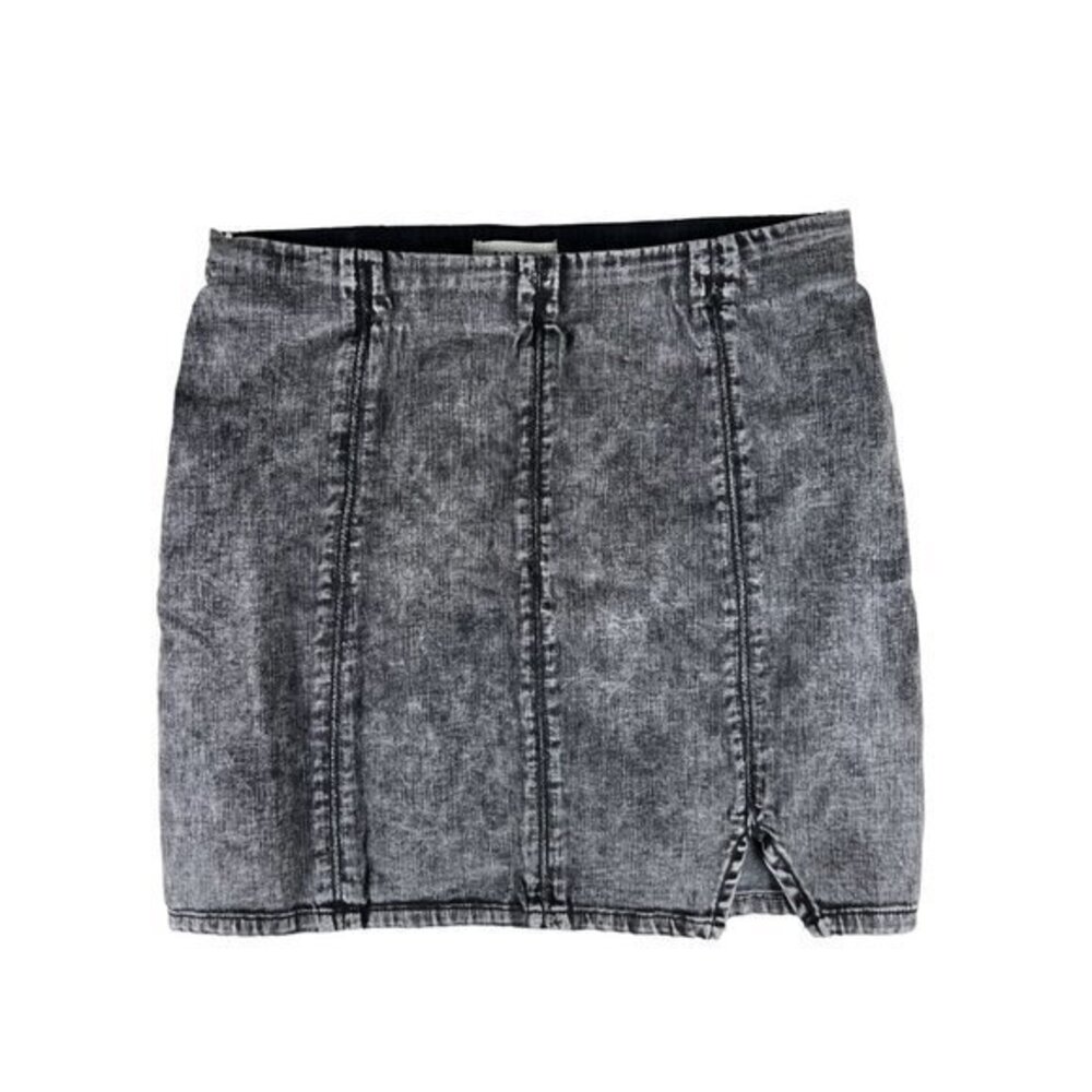 Jolt Womens Skirts Size 5 Juniors Acid Wash Denim Stretch Mini